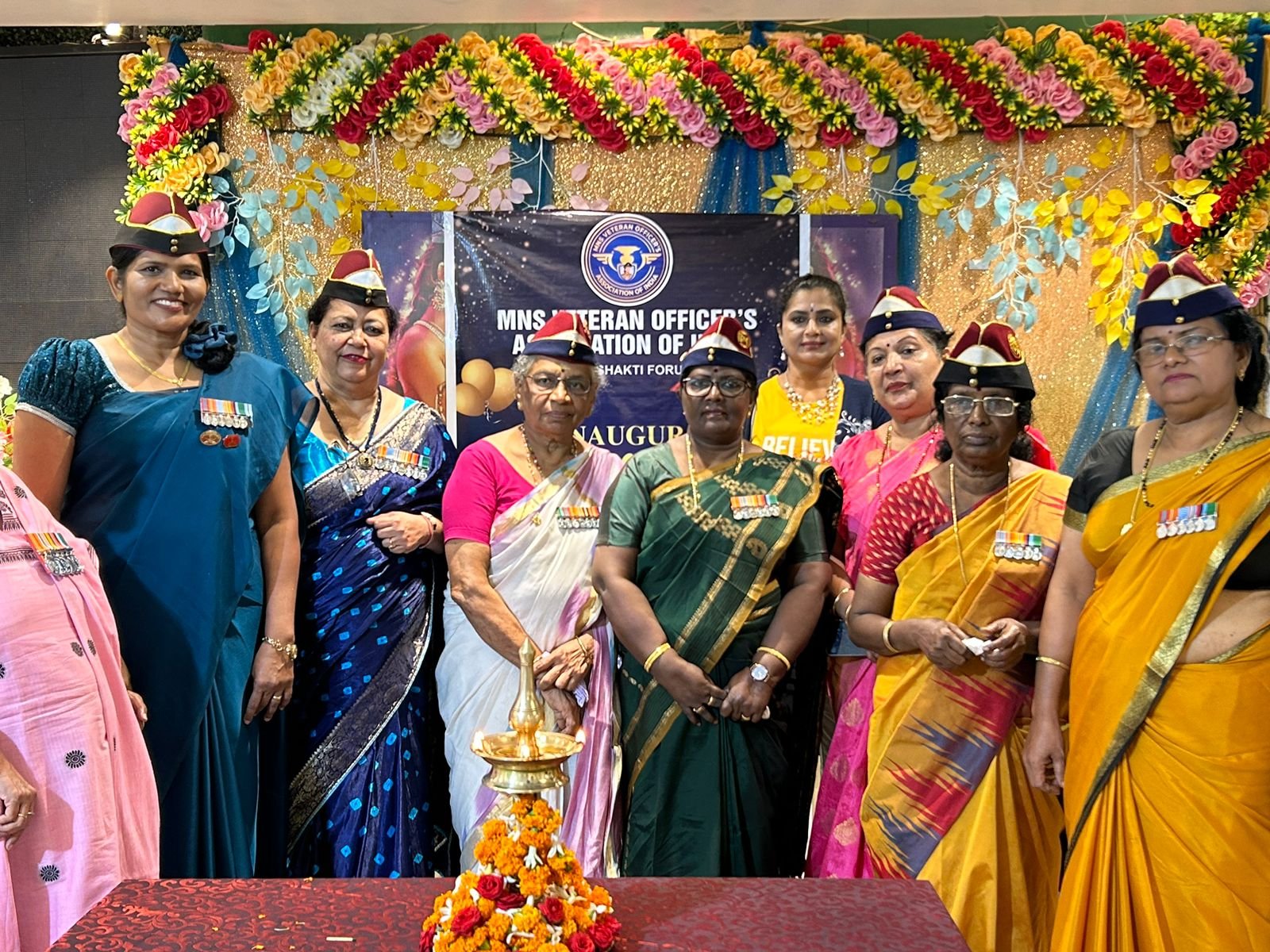 MNS Veteran Officers Association of India (Nari Shakti Forum) Organisation formally inaugurated at Delhi on 9th July 2024 by Maj Gen A Kamalam